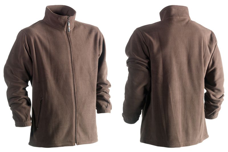 Long Zipper Fleece Jacket with Detachable Zip Puller - Castle Douglas