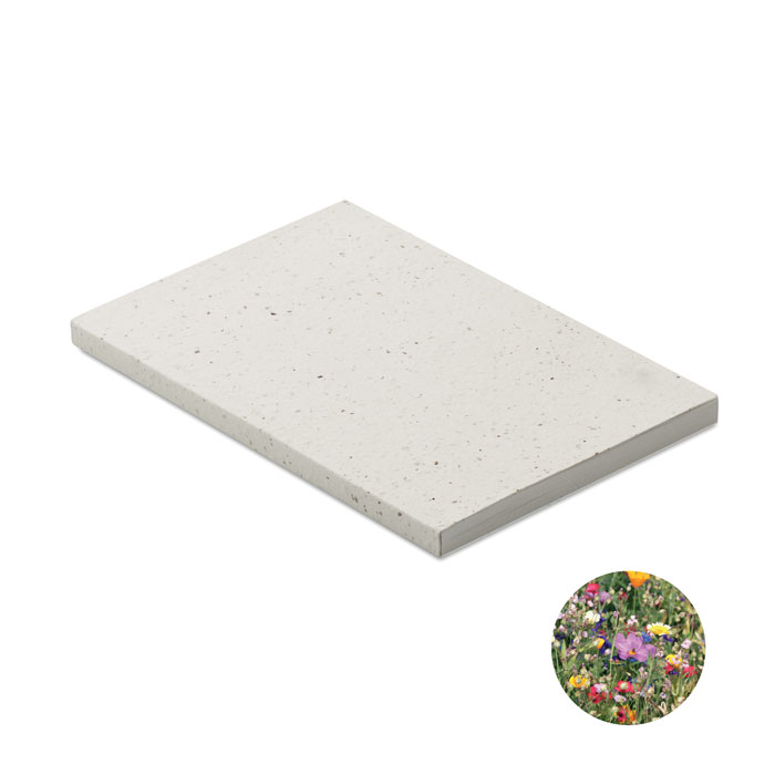 Blashford Notebook with a cover made of A5-sized seed paper - Blandford Forum