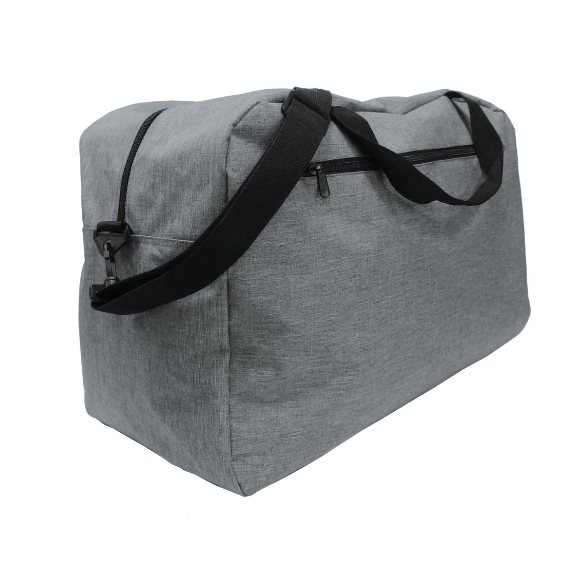 Große Reisetasche - Grau/Schwarz