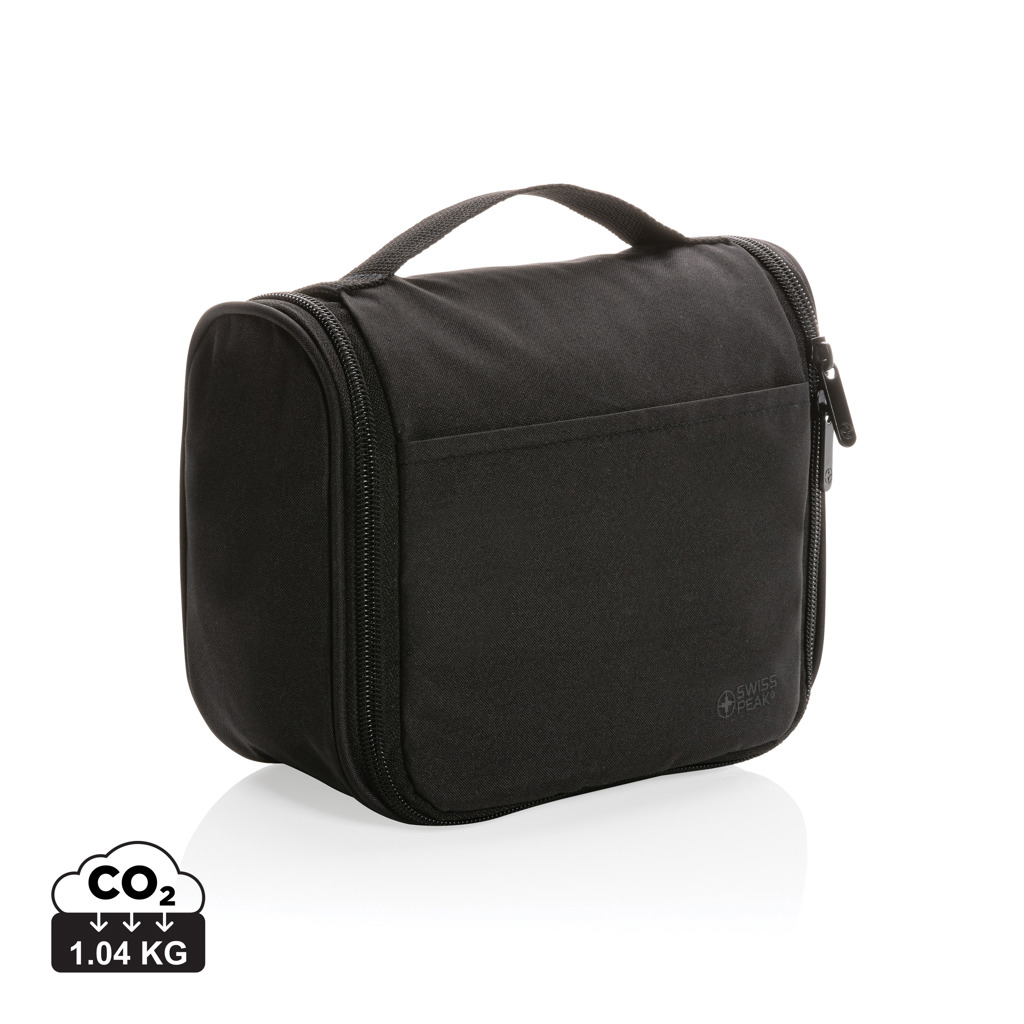 SleekTraveler Recycled Toiletry Bag - Beckley printed with logo