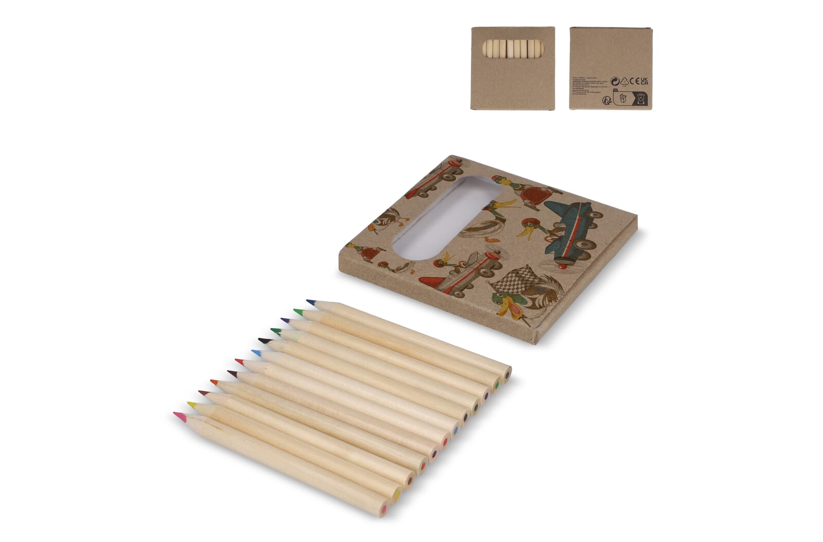 Eco Vibrant Pencil Set - Standish printed with logo