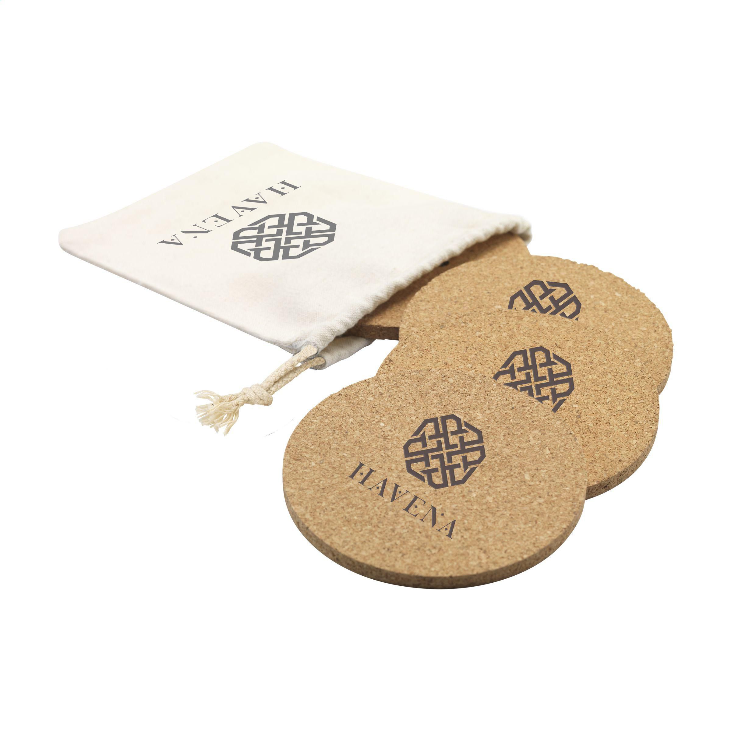 Scoot Cork Coaster Set
