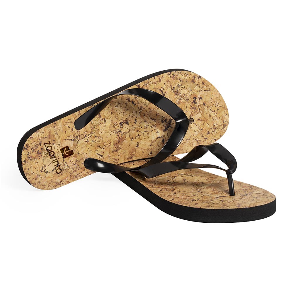 Flip-flops inspired by nature, with a cork effect - Rossendale
