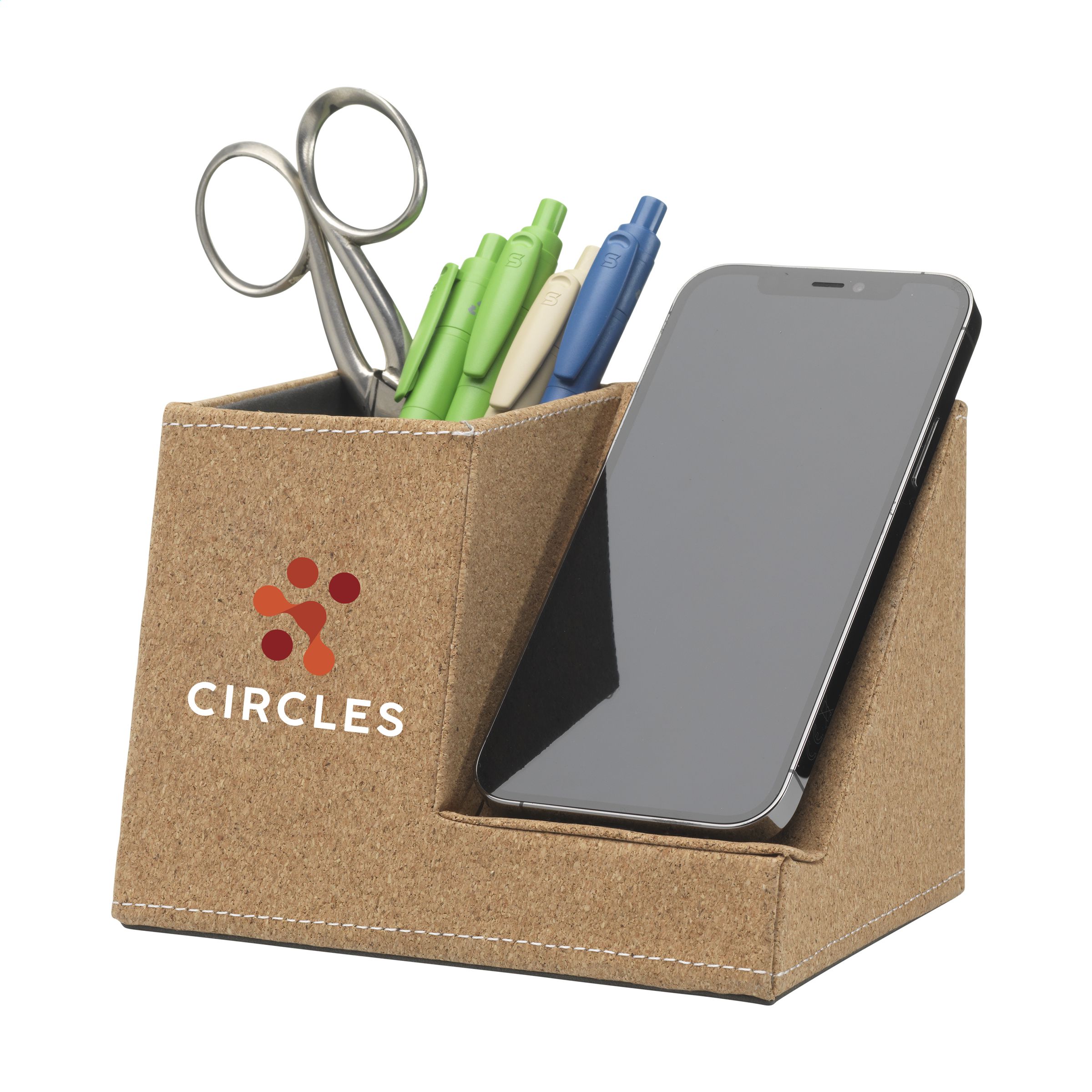 Aston Wireless Charger Stand with Pen Holder - Isle of Wight