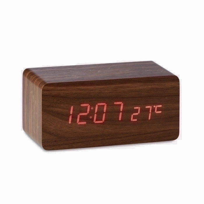 LED Time Display Alarm Clock with Wireless Charging - Appleby