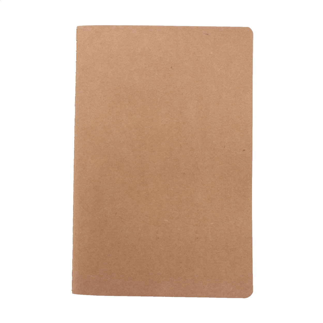 Krafty A5 recycled paper notebook with sewn cover and your logo