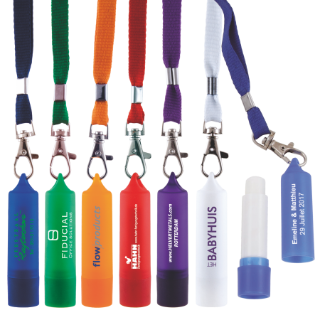 Colourful Lip Balm Lanyard - Alne