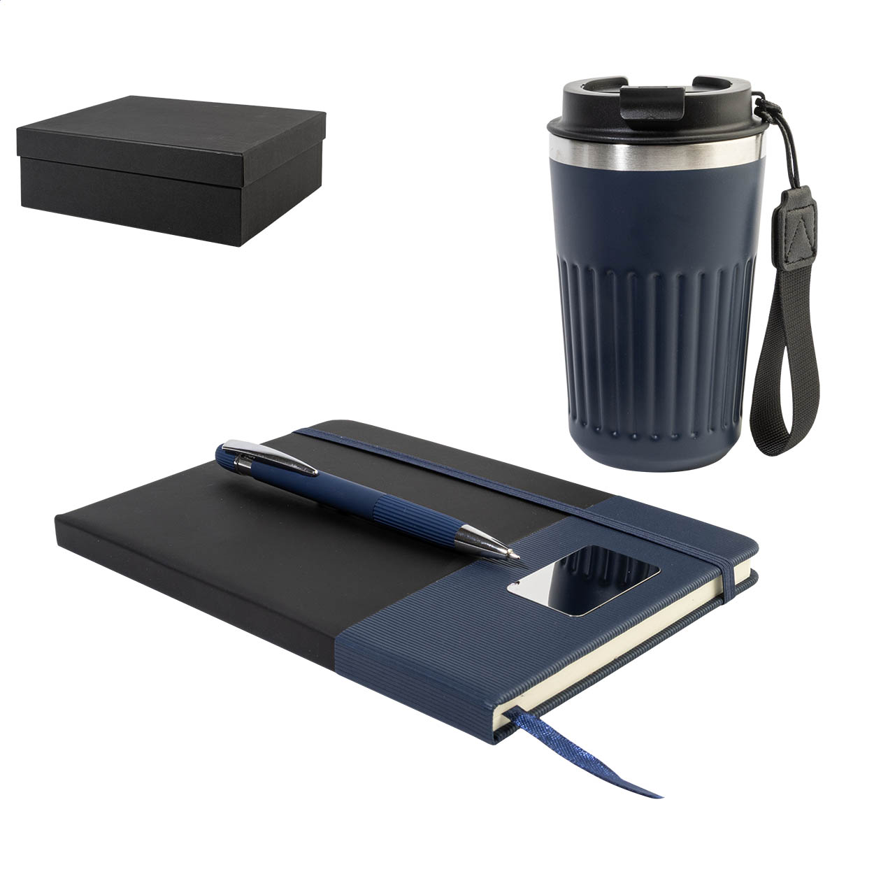 Vittria gift set with A5 notebook, 400 ml thermo cup and pen