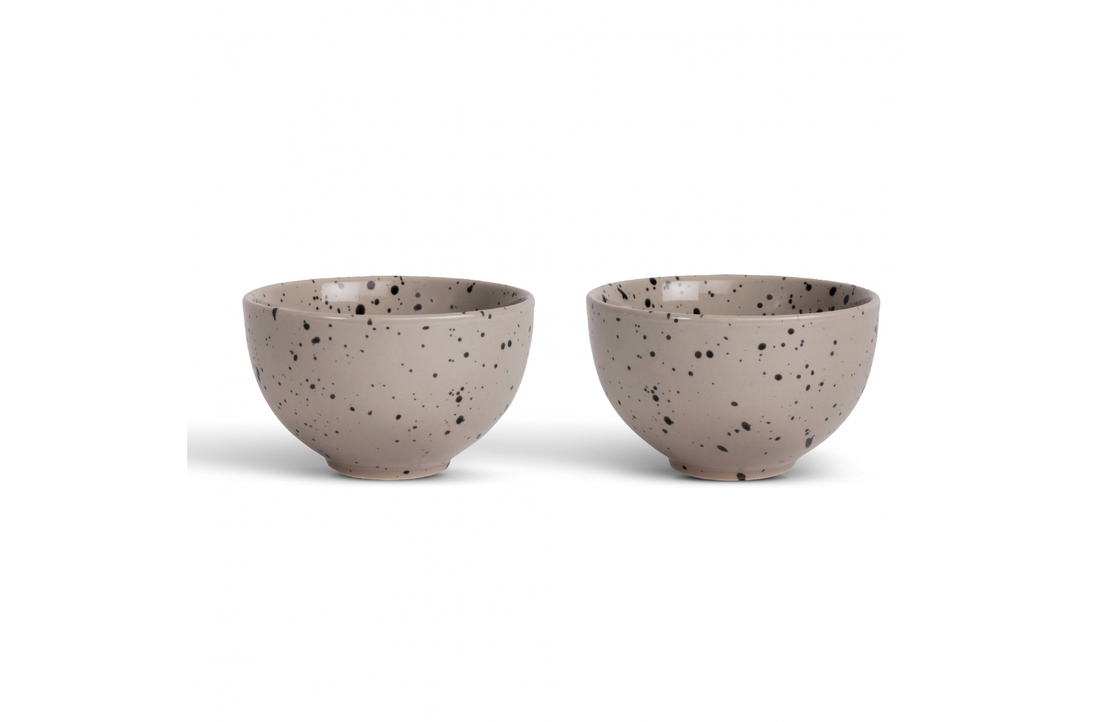 Ditte Handmade Ceramic Bowls - Set of 2 - Langham - Inkberrow