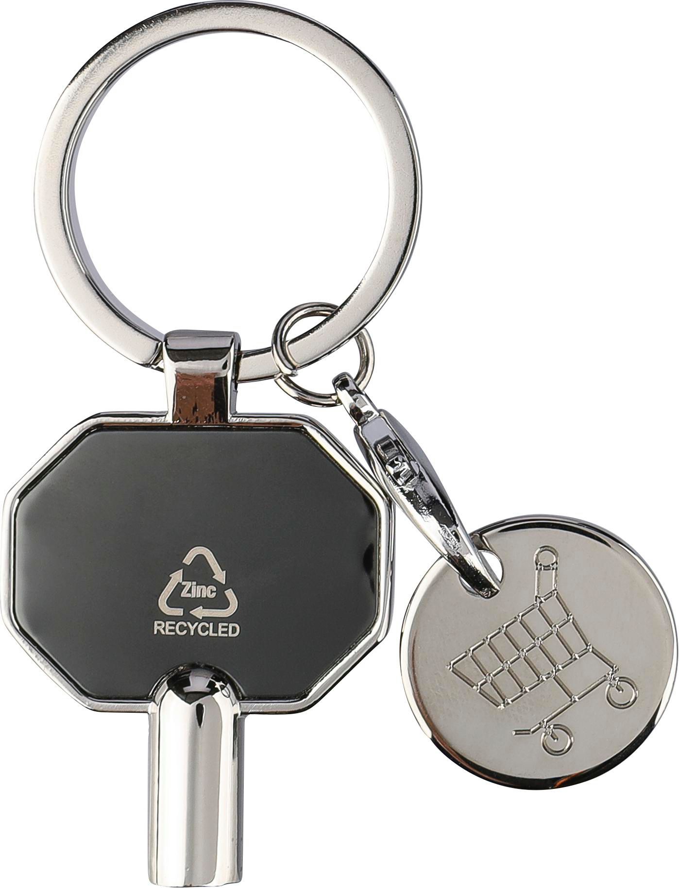 Recycled zinc alloy ventilation keychain Mara