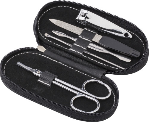 Metal Manicure Set in PVC Pouch - Aldbourne