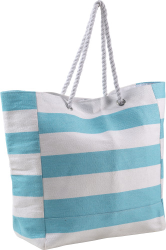 Cotton Beach Bag with Rope Handles - Tophill