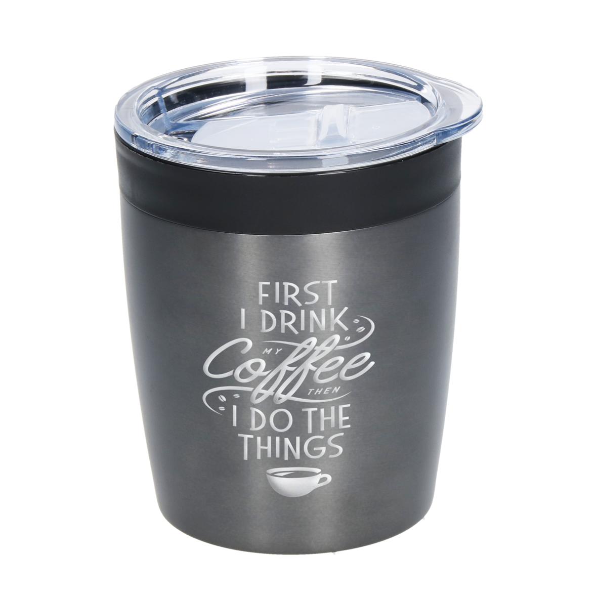 Travel coffee mug made of double-walled stainless steel 280ml - Achnasheen