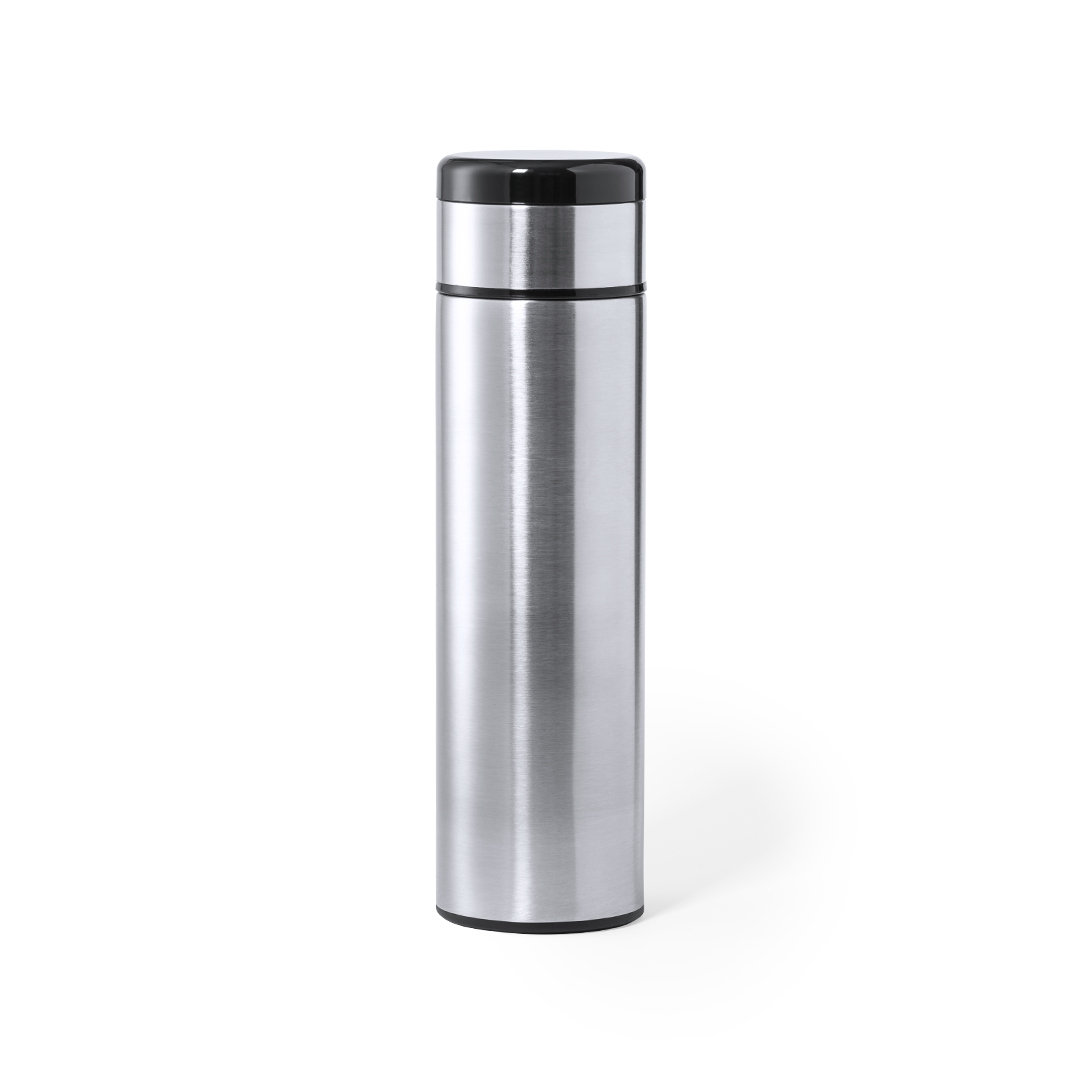 Stainless Steel Thermos Flask with Touch Screen Temperature Gauge 420ml - Marnhull