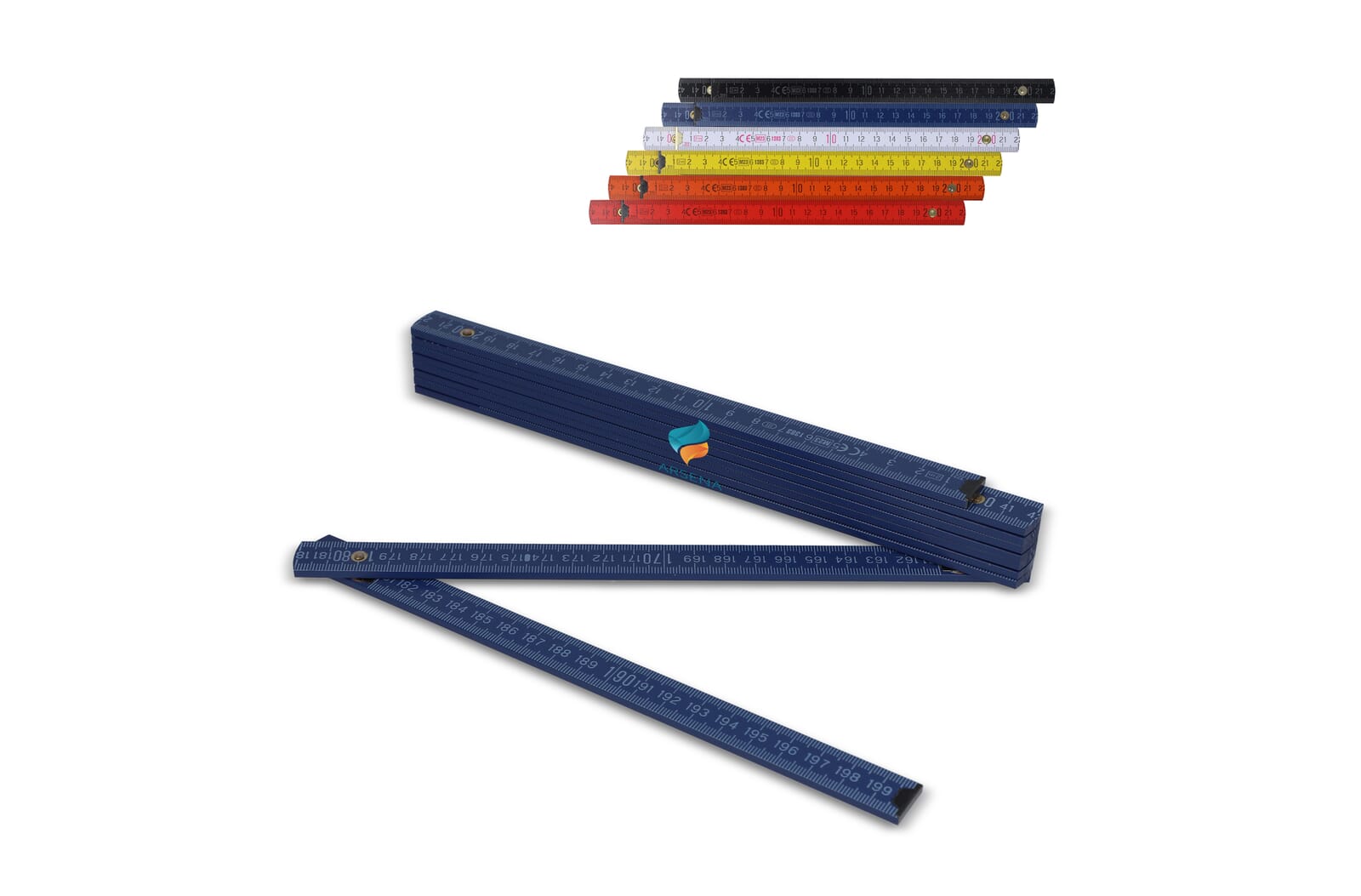 Premium Wooden Folding Ruler 2m - Beckley