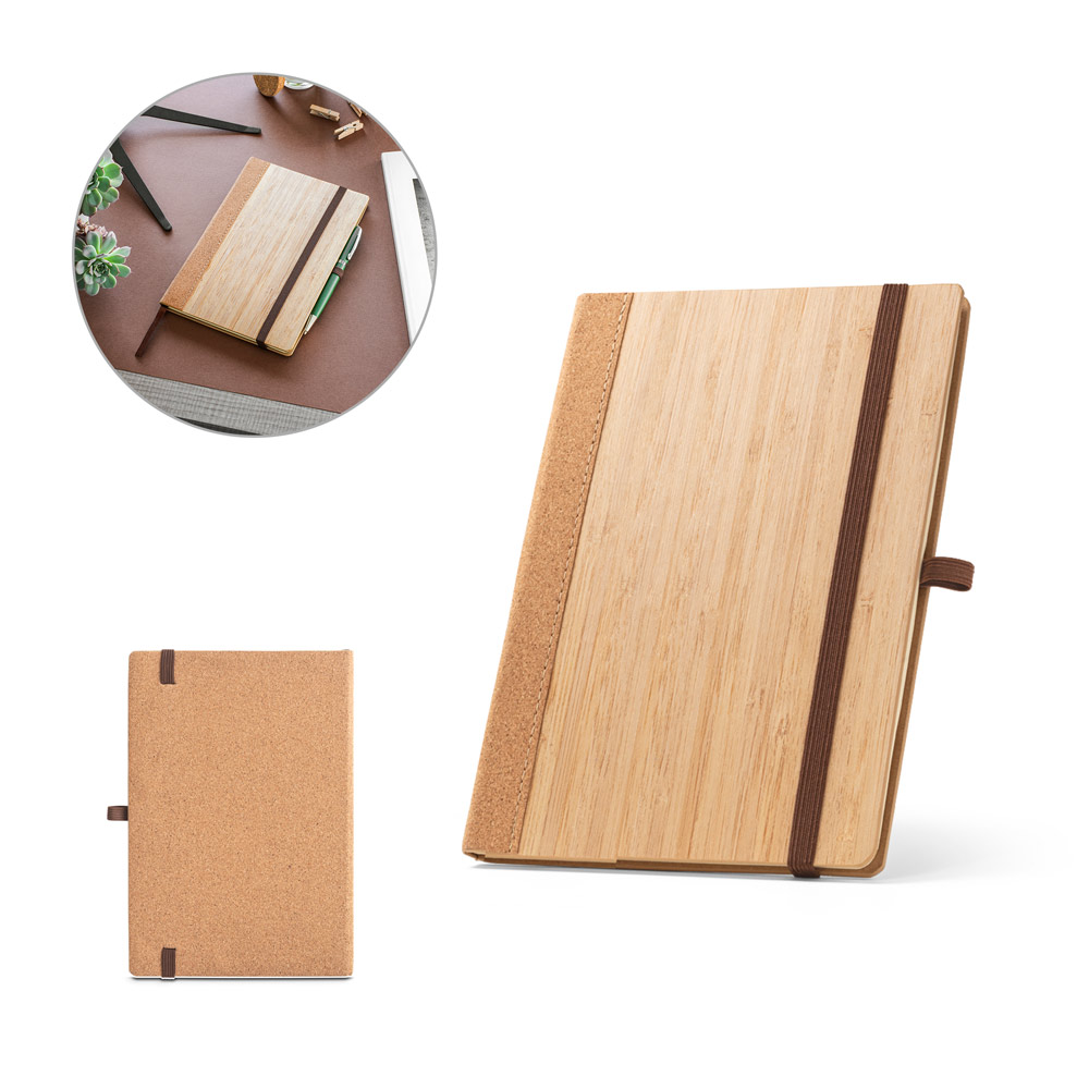 EcoScribe Bamboo-Cork A5 Notebook - Paignton
