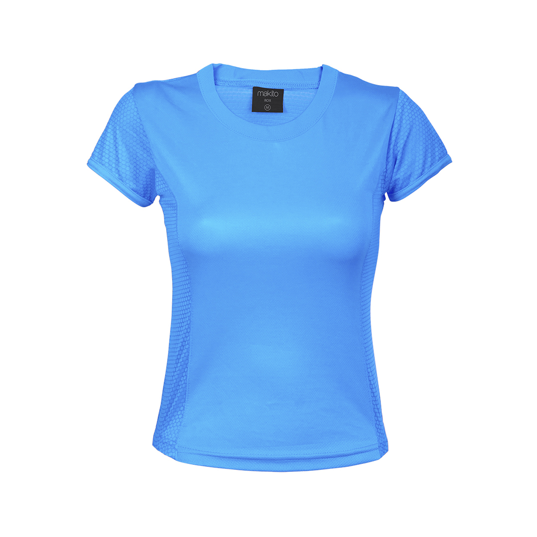Technical t-shirt with a breathable hexagonal weave, designed for girls. - Blackbrook
