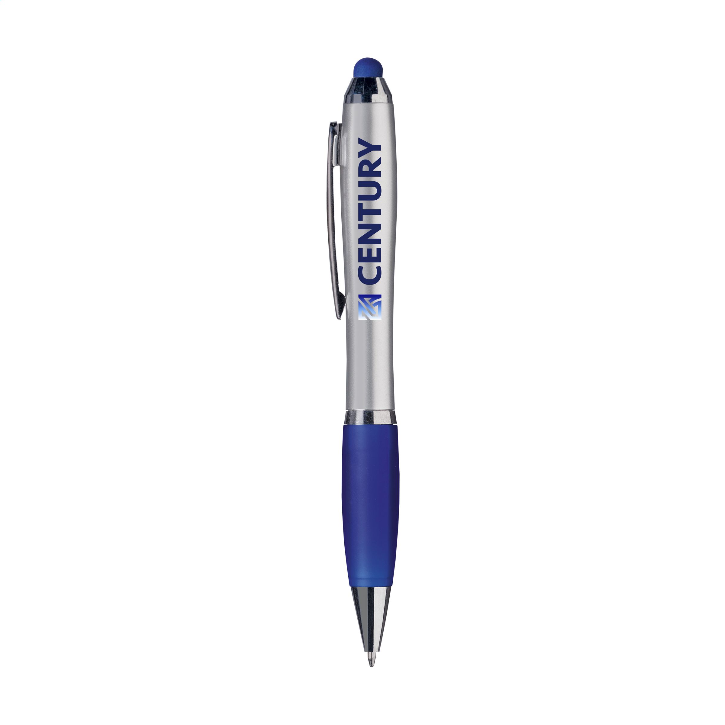 A ballpoint pen with blue ink that also doubles as a touch screen stylus from Little Snoring - Shoreham-by-Sea