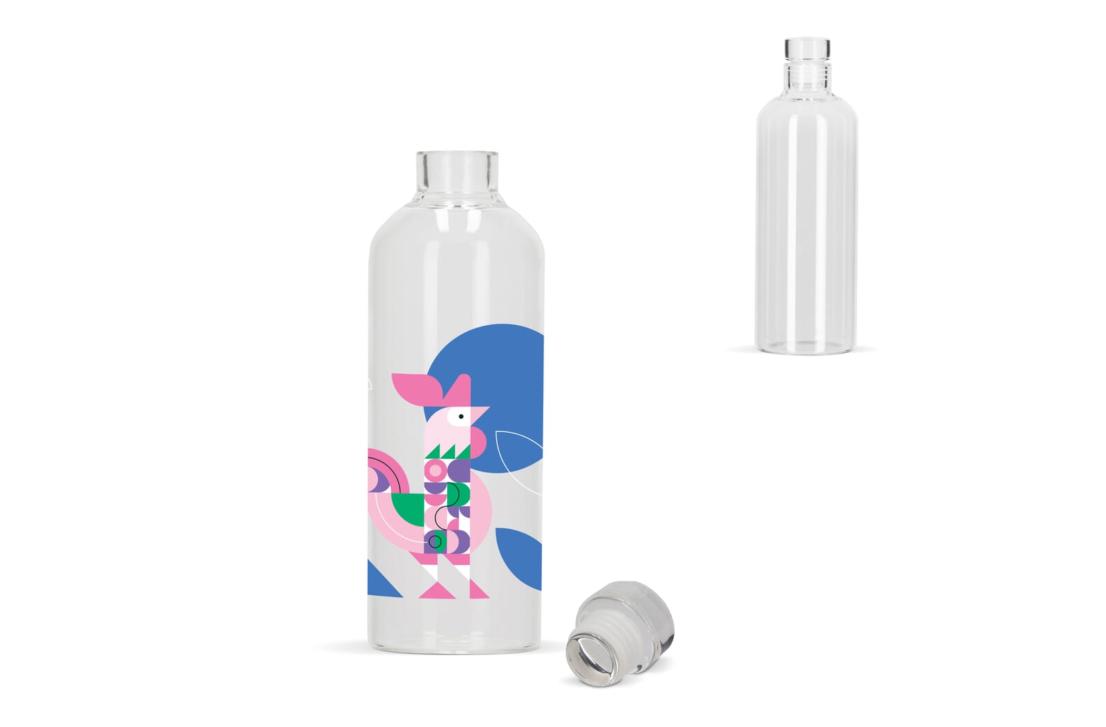 Elegant Crystal Glass Bottle - Blackburn