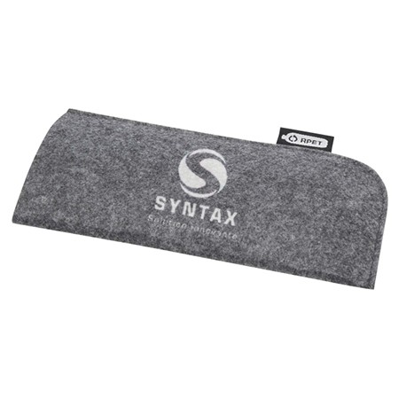 EcoSoft Recycled Felt Glasses Pouch - Nutfield