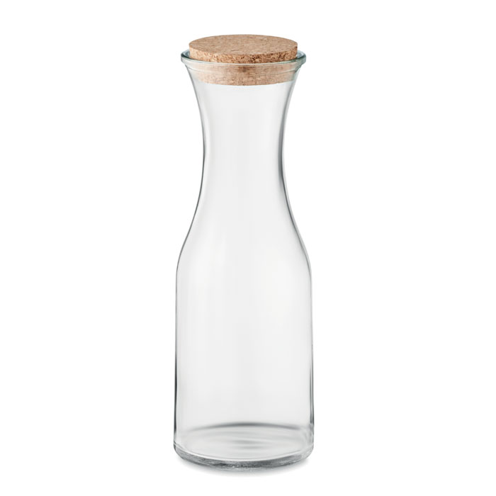 Recycled Glass Carafe with Cork Lid - Retford