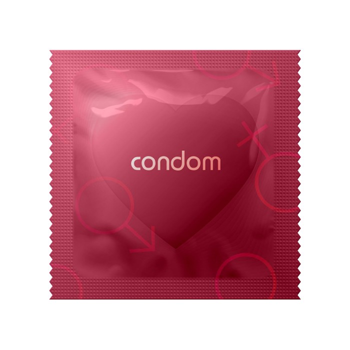 Condom with fully customizable packaging - PR02