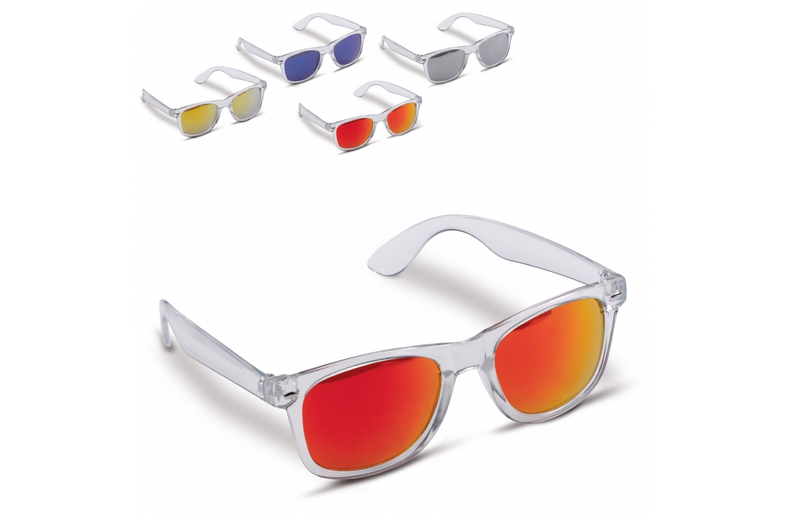 Iconic Unisex Transparent Frame Sunglasses - Mowsley