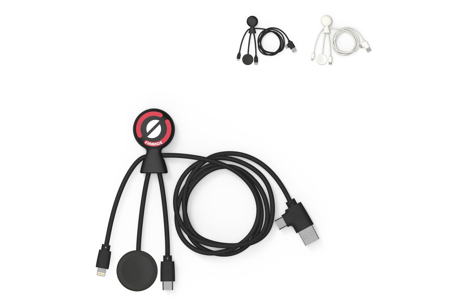 Xoopar Mr. Bio Lange Multi-Kabel für Apple/Samsung Watch 1 Meter
