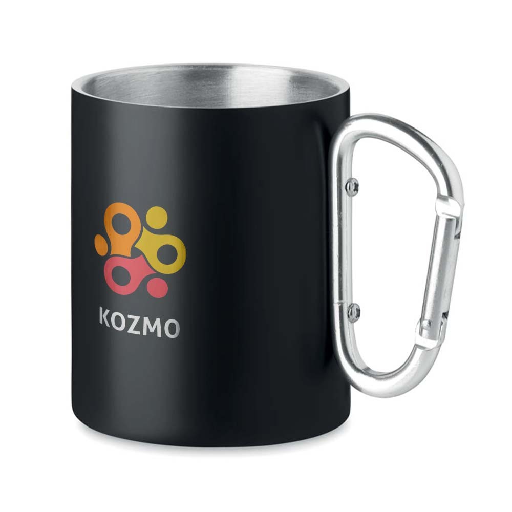 Carabiner stainless steel mug - Bassingbourn