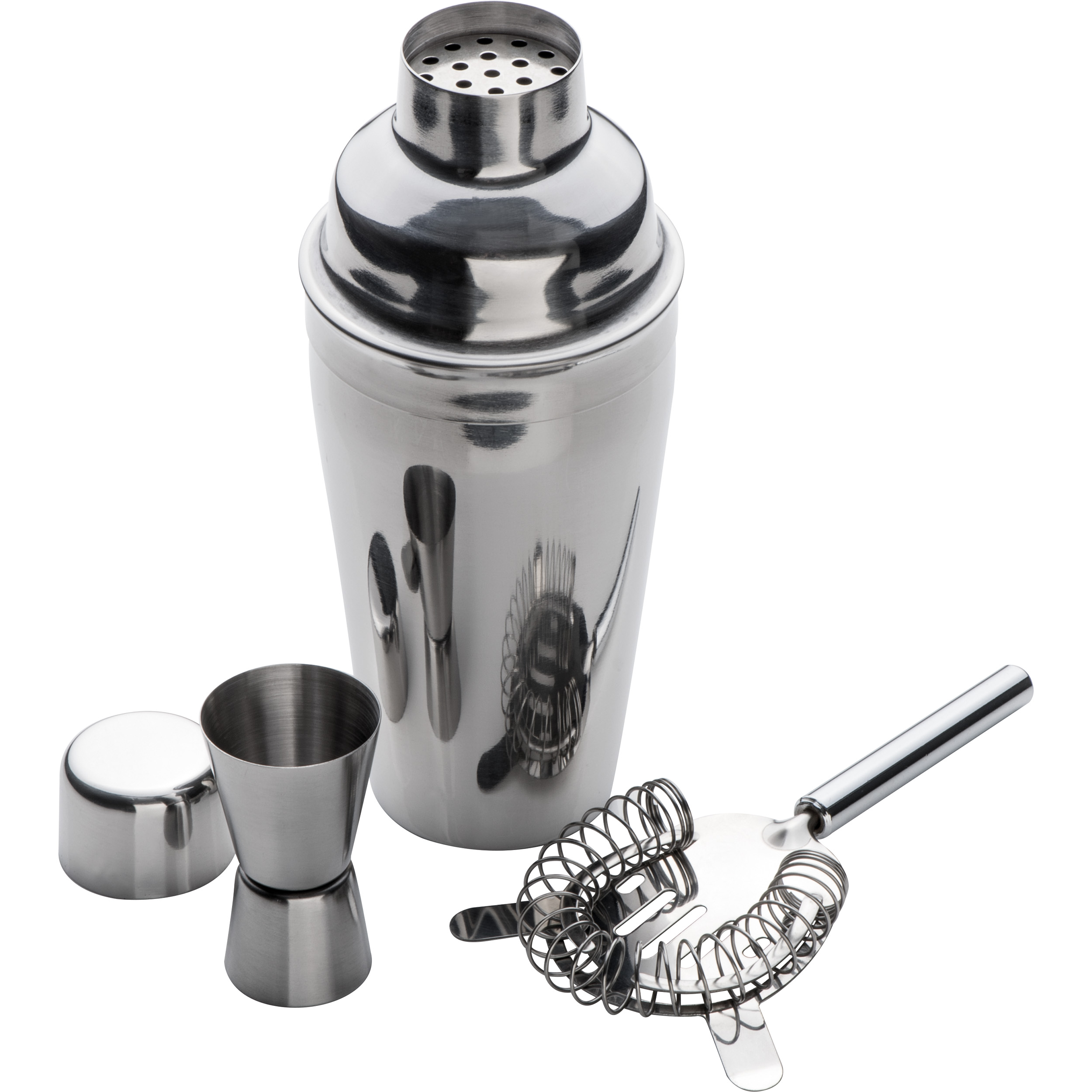 Engraved Chrome Cocktail set - Appledore - Elswick