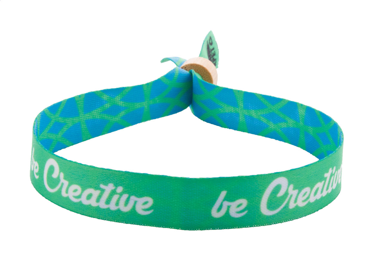Eco-Friendly Festival Wristband with Bamboo Lock - Holcombe Rogus