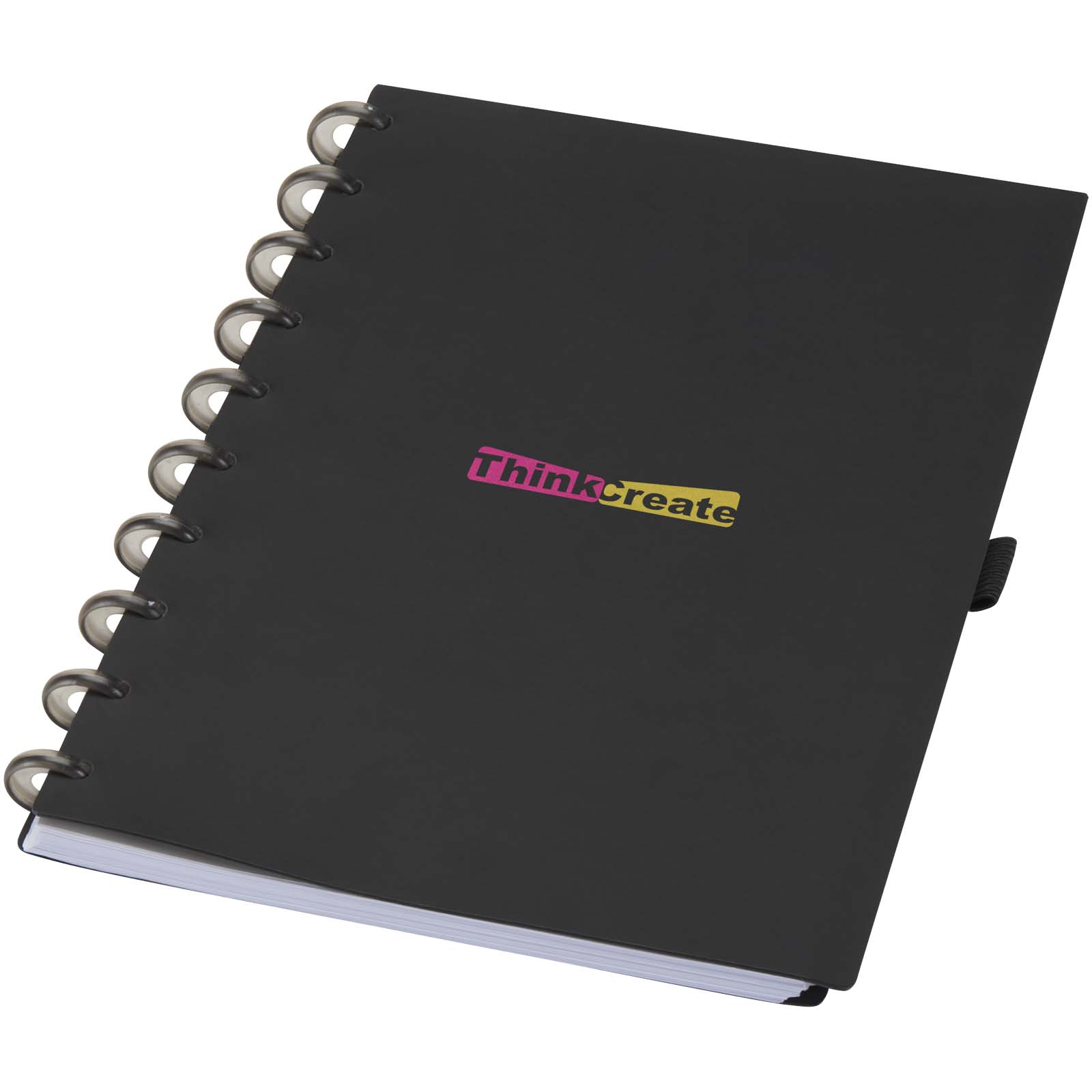 SMART planner with flexible cover and disc-bound system, with logo