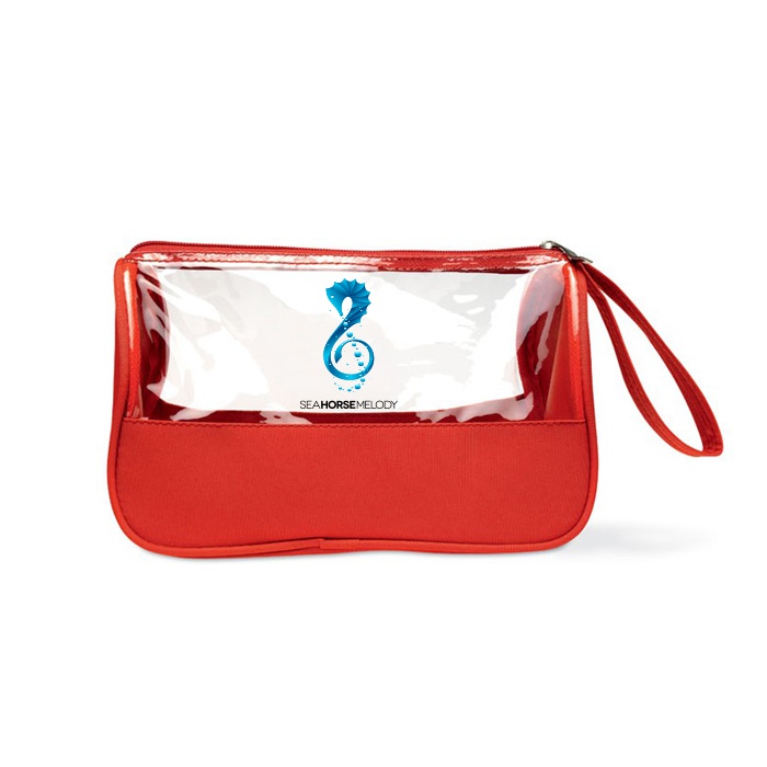 Microfiber Cosmetic Bag with Wrist Handle - Solihull