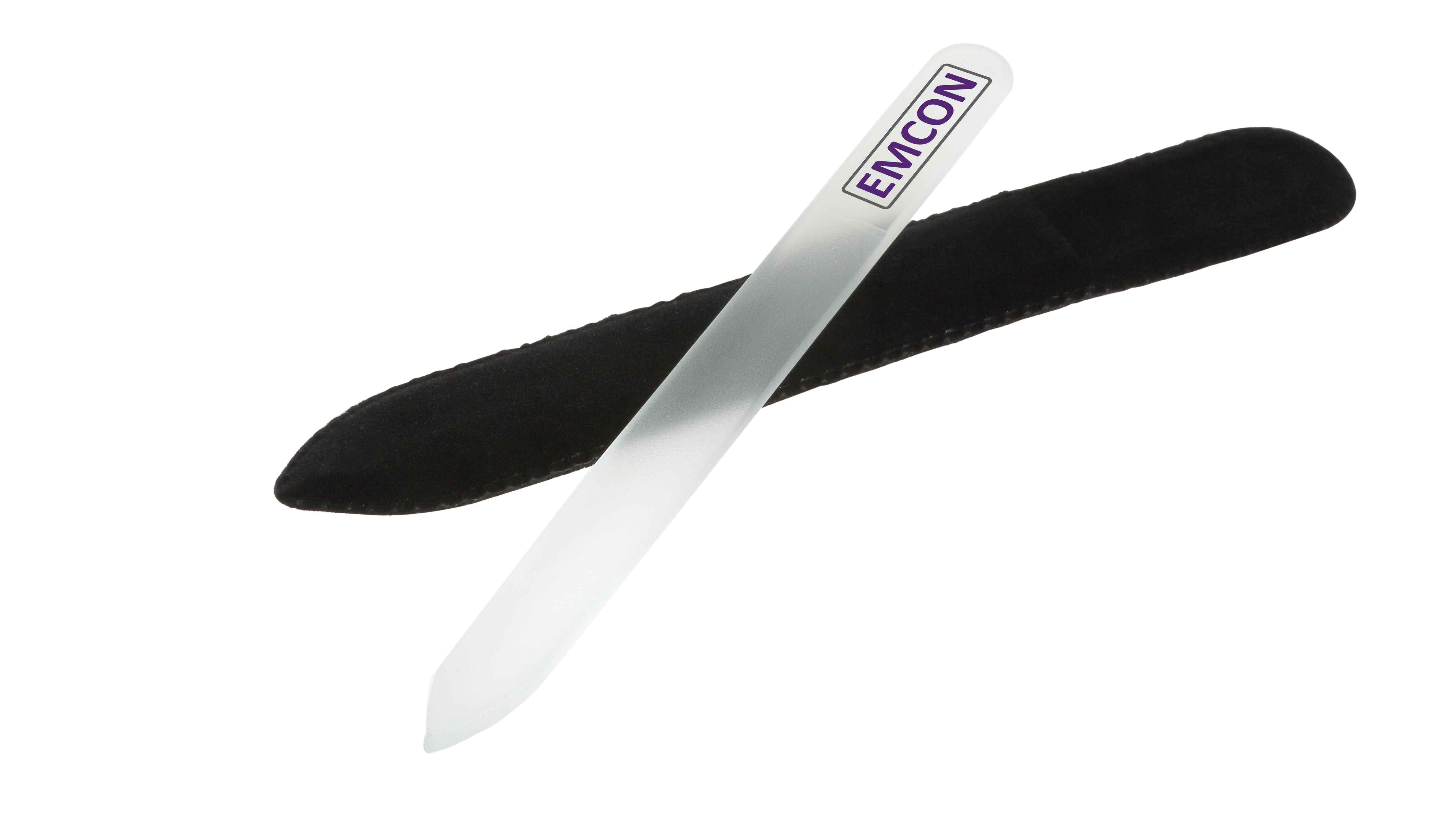 Velvet Pouch - Sheldwich with Glass Nail File - Barkby Thorpe