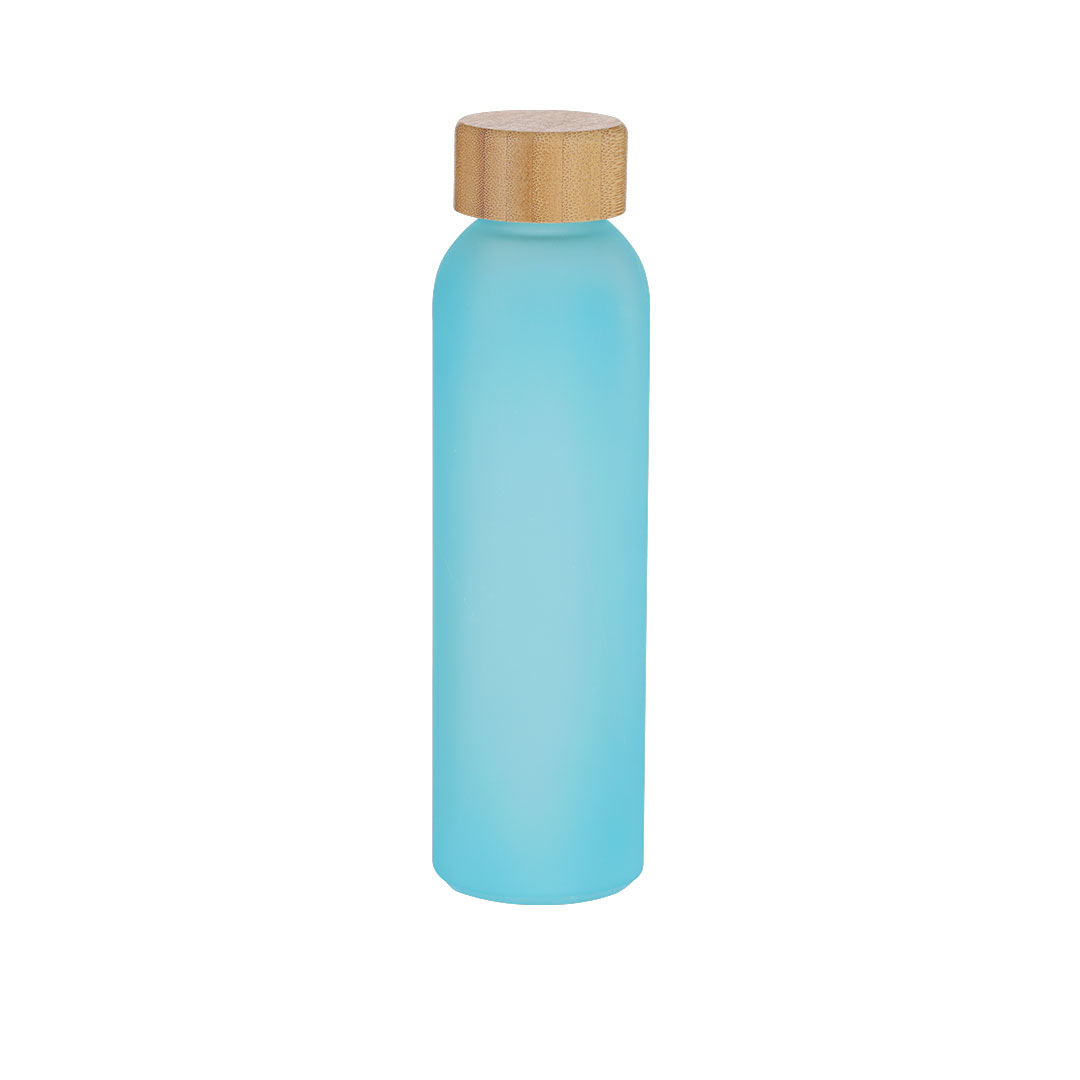 Frosted Bamboo Glass Bottle - Erdington