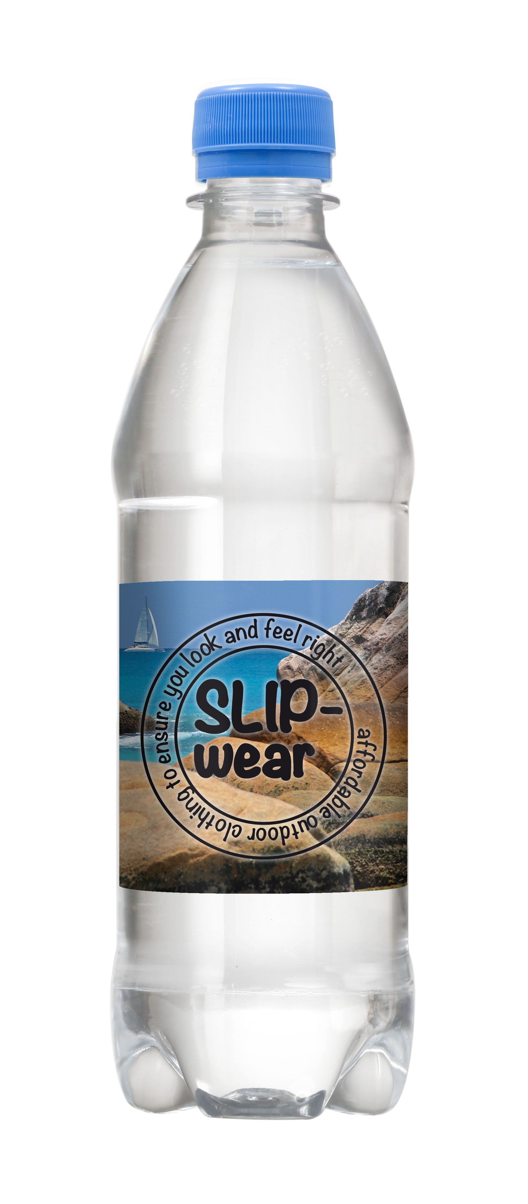 500 ml de agua con gas con tapa de rosca - Willingdon - Marchena impreso con logotipo