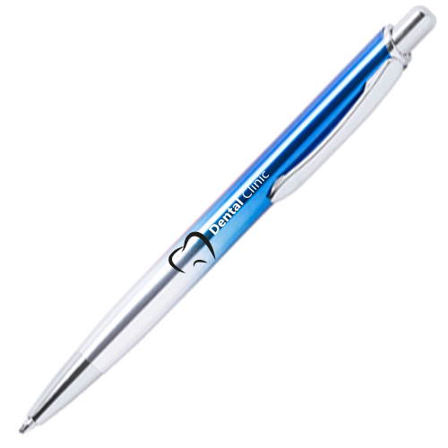 A gradient aluminum ballpoint pen with a push-up mechanism - Millington