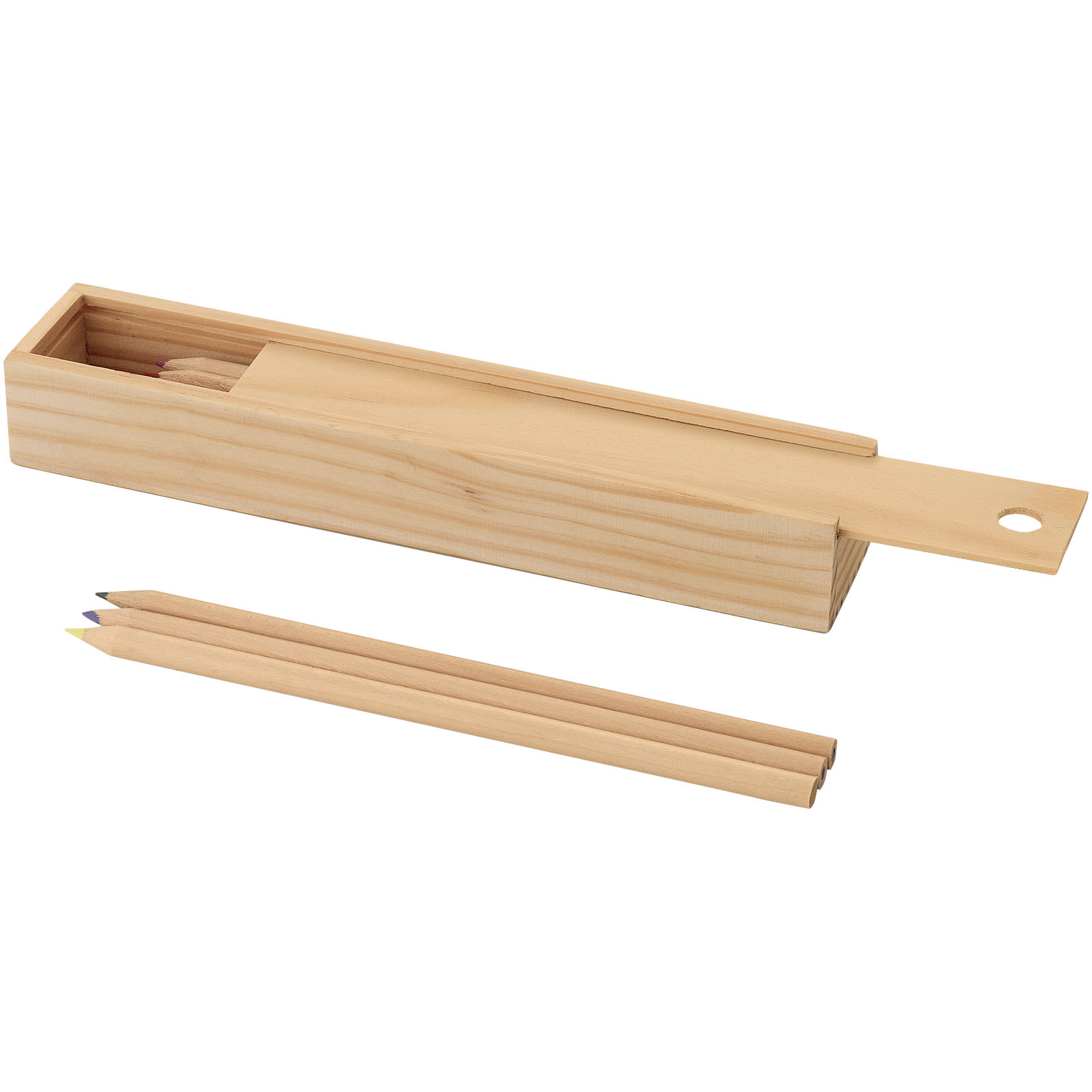 Set of coloring pencils with a wooden gift box - Cotswold