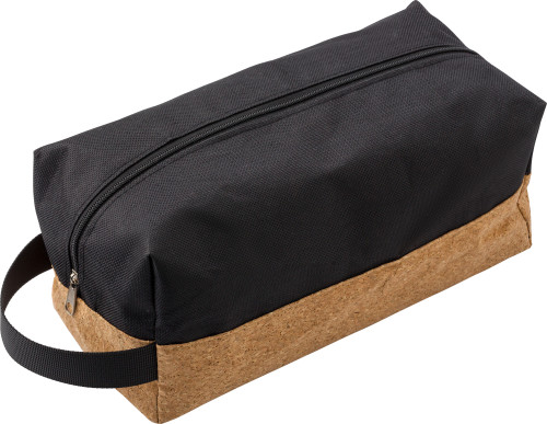 Polyester and Cork Toiletry Bag - Corsham