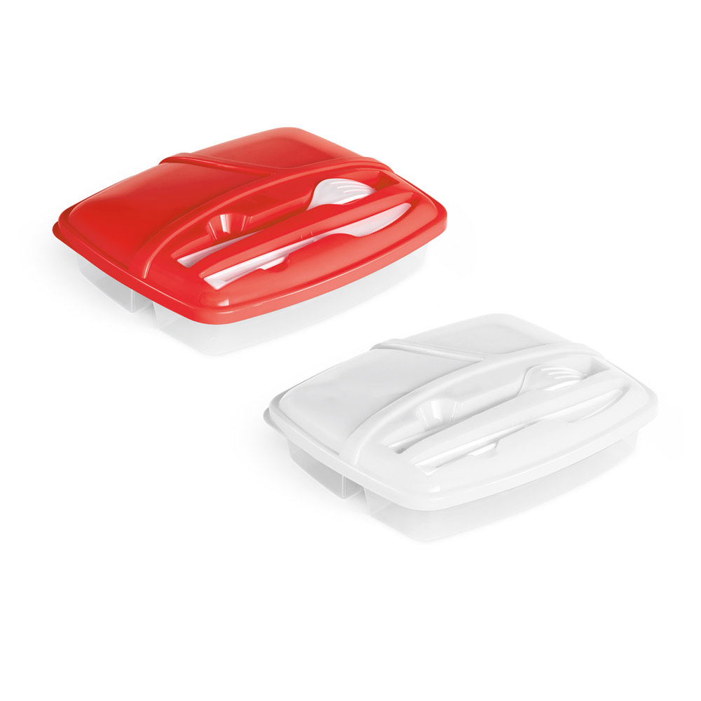An airtight storage box that comes with utensils - Kenilworth