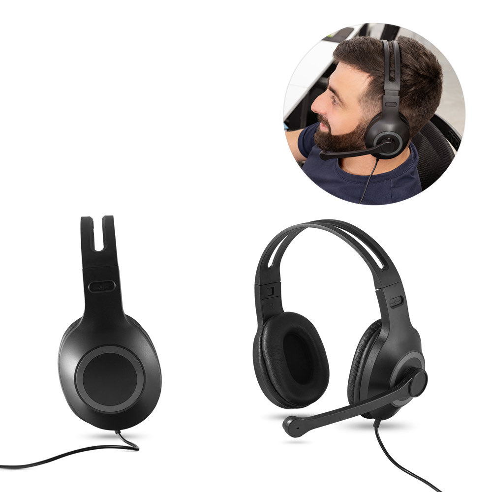 Adjustable Headphones with Microphone - Weedon Bec - Aldington