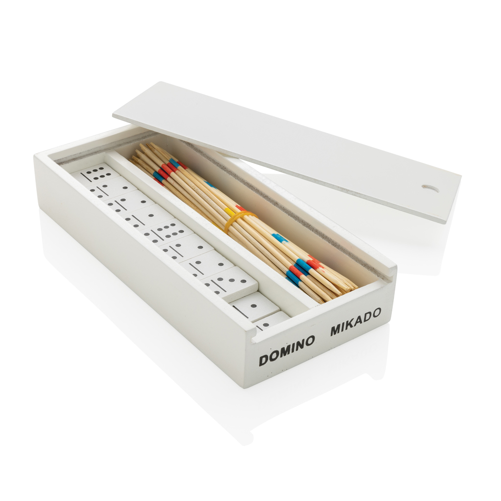 Classic Mikado and Domino Games Set - Eastleigh