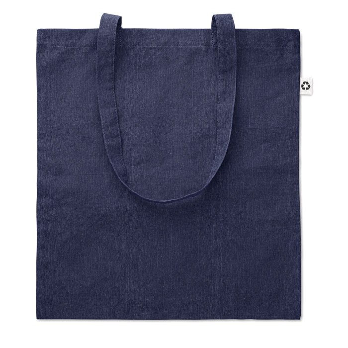 Zweifarbige Einkaufstasche aus recycelter Baumwolle und Polyester - Groß-Umstadt 