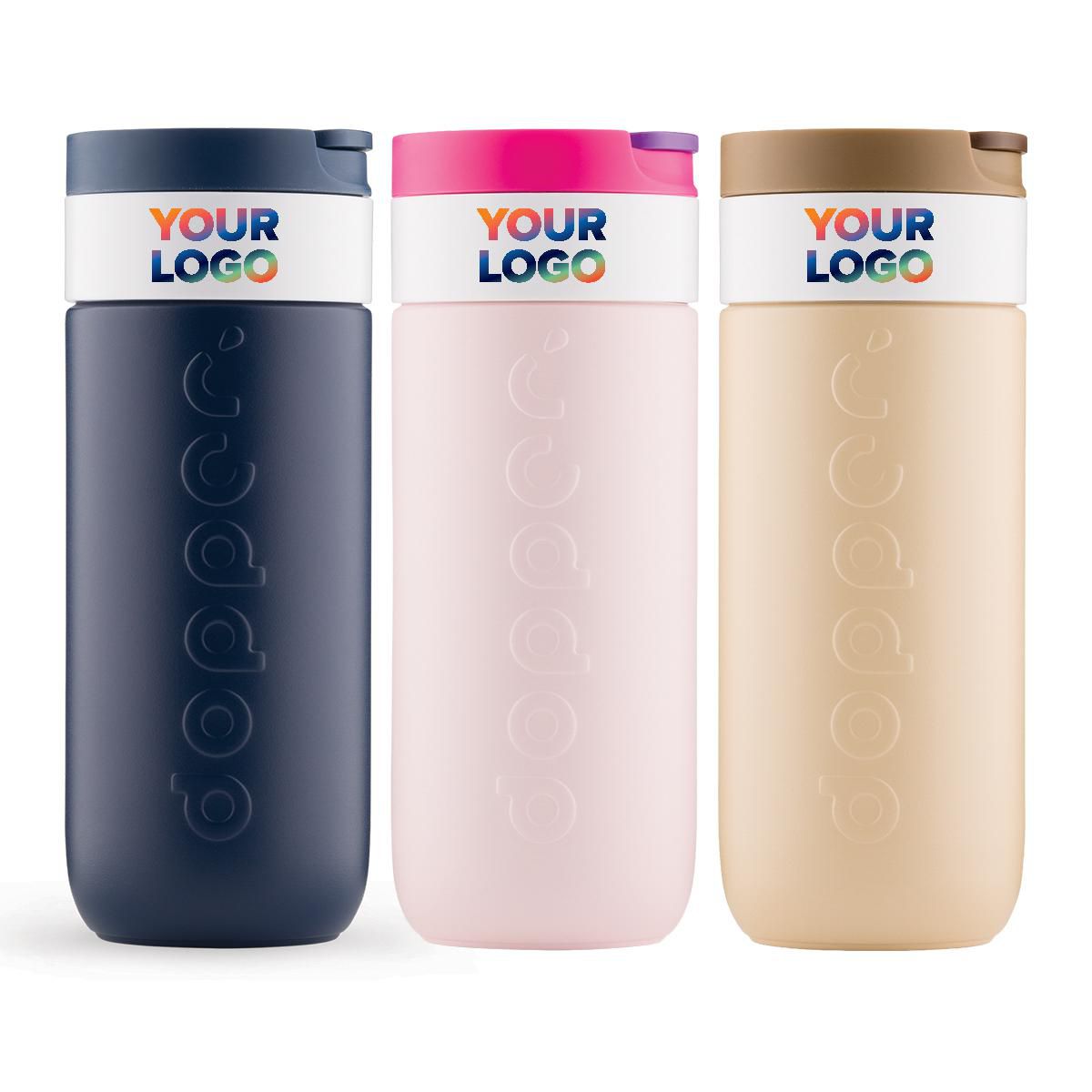 EcoSip Insulated Travel Mug - Wymondham printed with logo