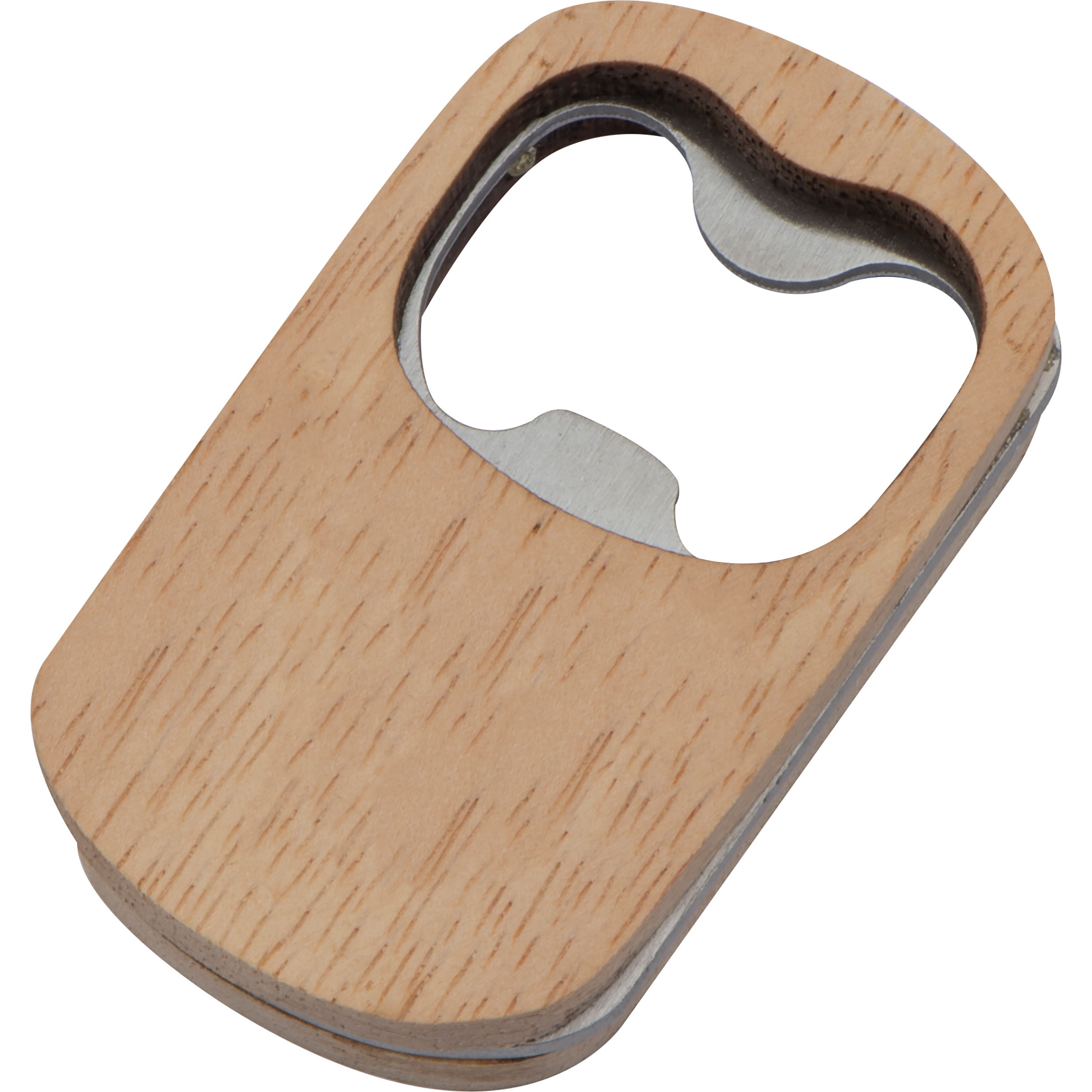 A bottle opener engraved with metal and bamboo - Yarmouth