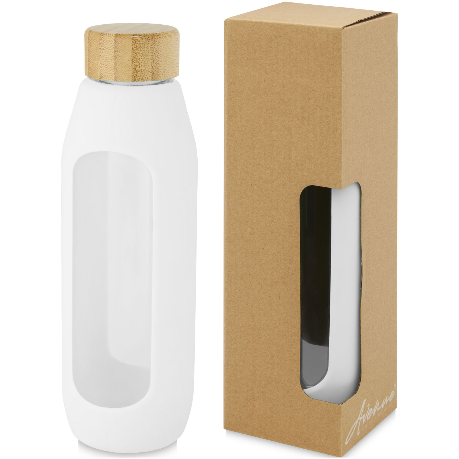 Eco-Friendly Reusable Borosilicate Glass Water Bottle 600ml  - Alnwick