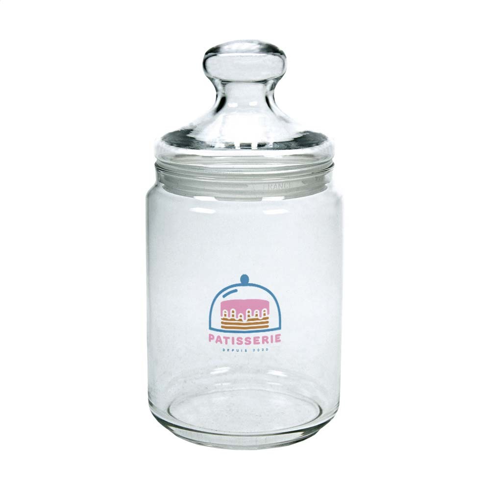 Glas Bonbonglas mit Deckel 1000ml - Kitzbühel