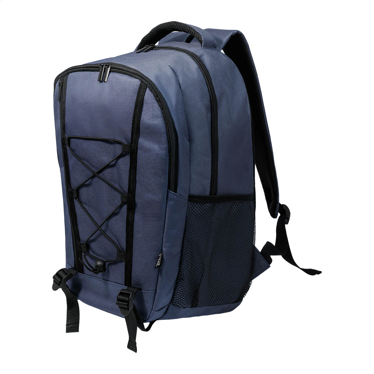 Honnold 600D RPET outdoor backpack with 15" laptop compartment and logo