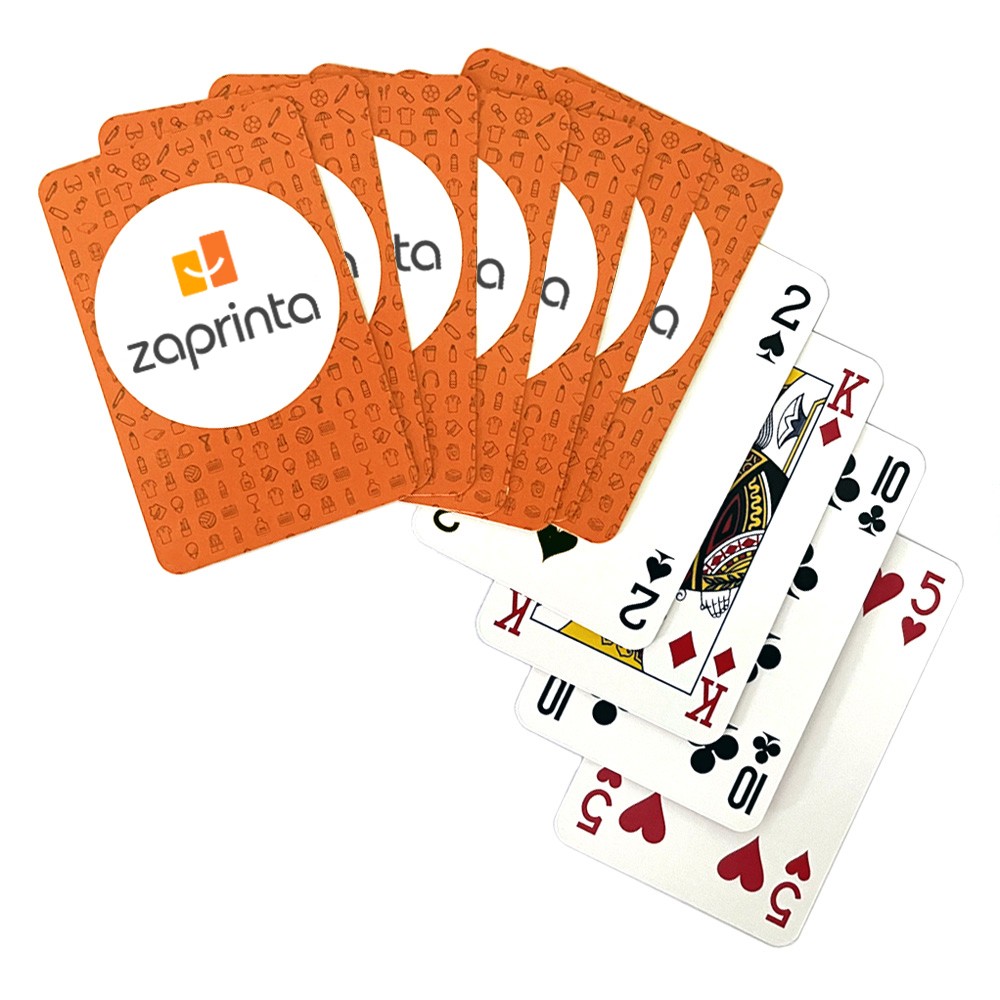 Customized deck of cards in cellophane band- JCA19