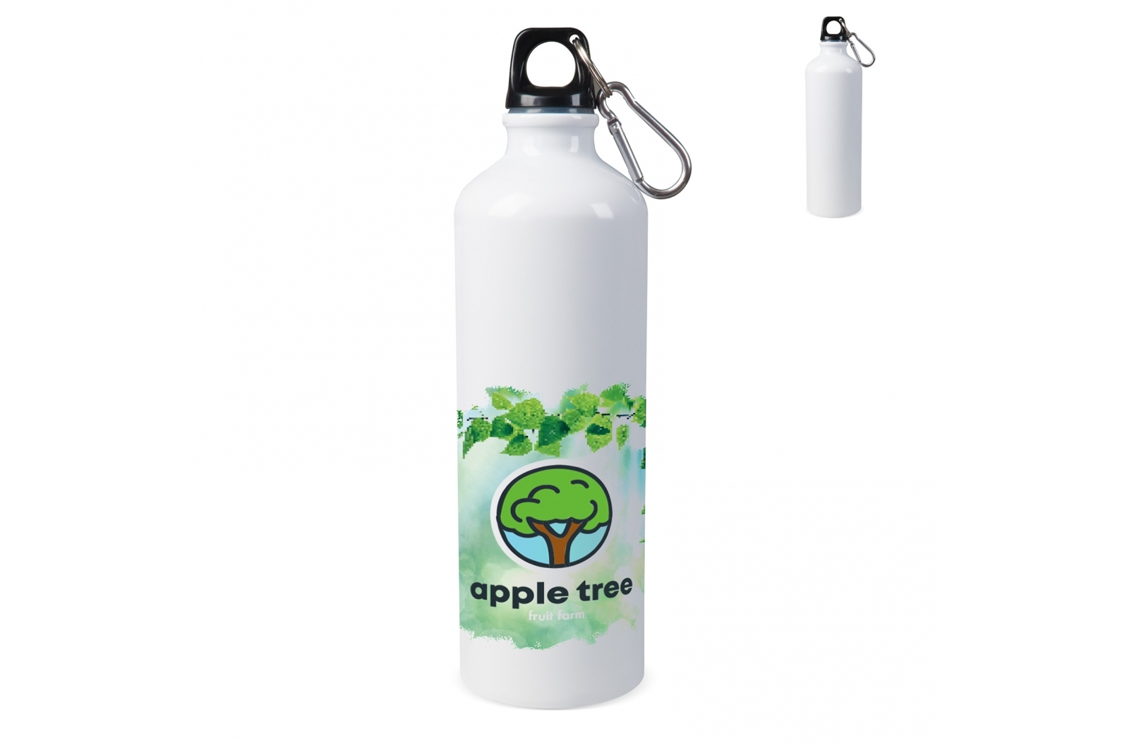 Aluminium Bottle with Carabiner 750ml - Cookham